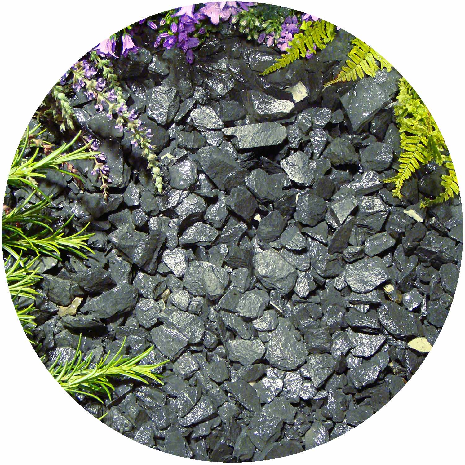 Blue Slate Chippings 20mm Bulk Bag