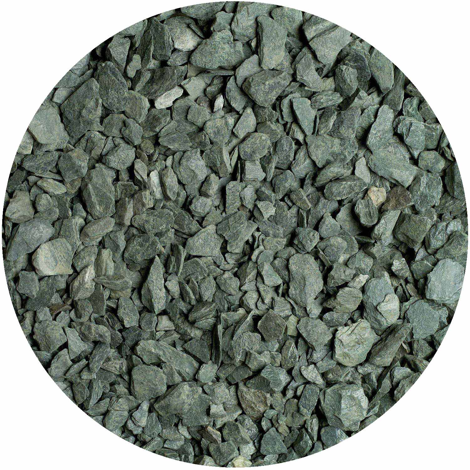 Green Slate Chippings 40mm Bulk Bag