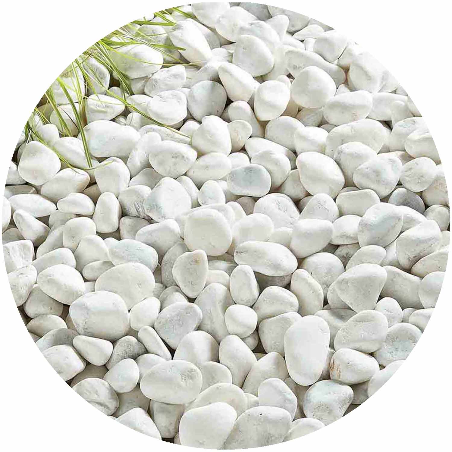 Pearl White Cobbles Bulk Bag