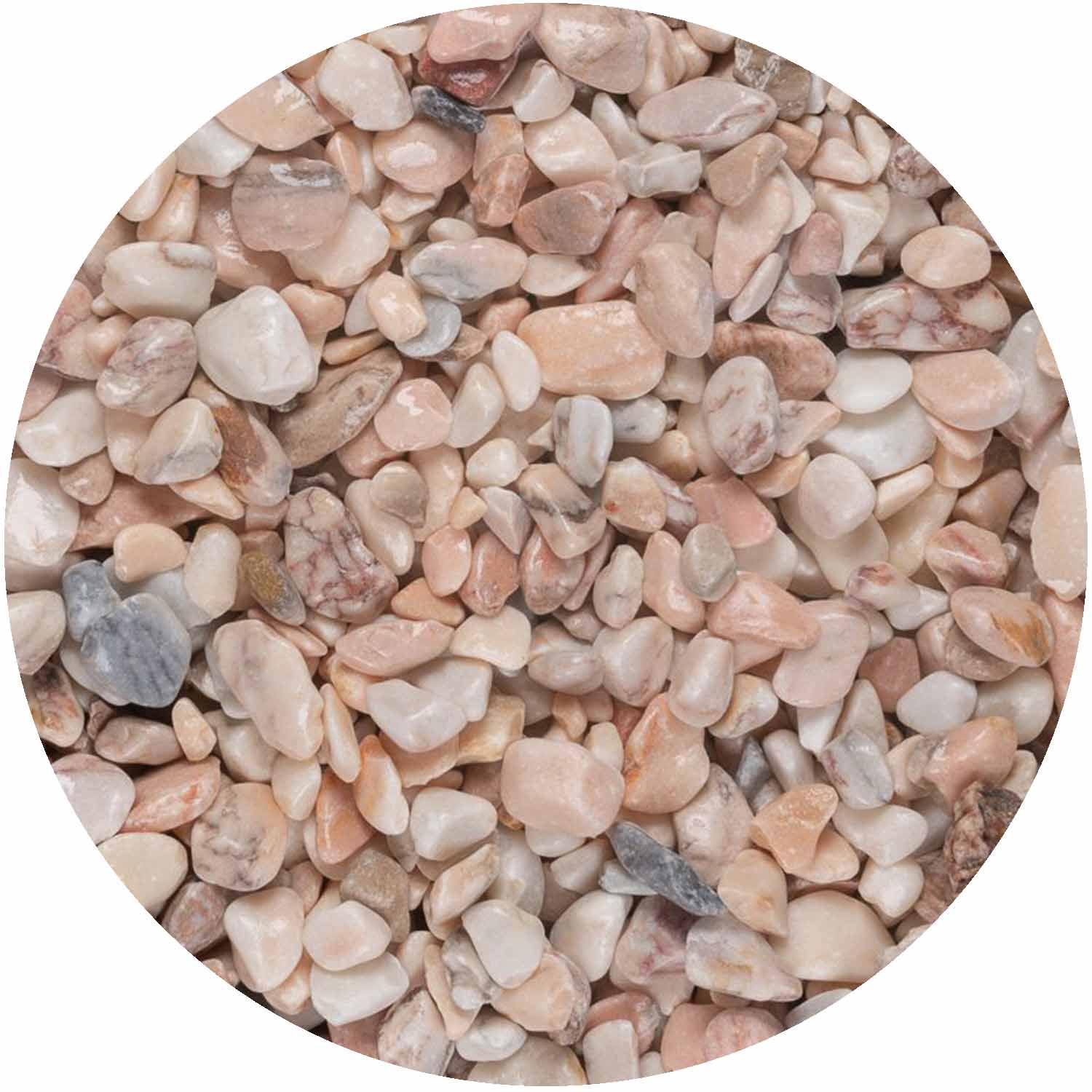 Savanna Rose Pebbles 50mm Bulk Bag