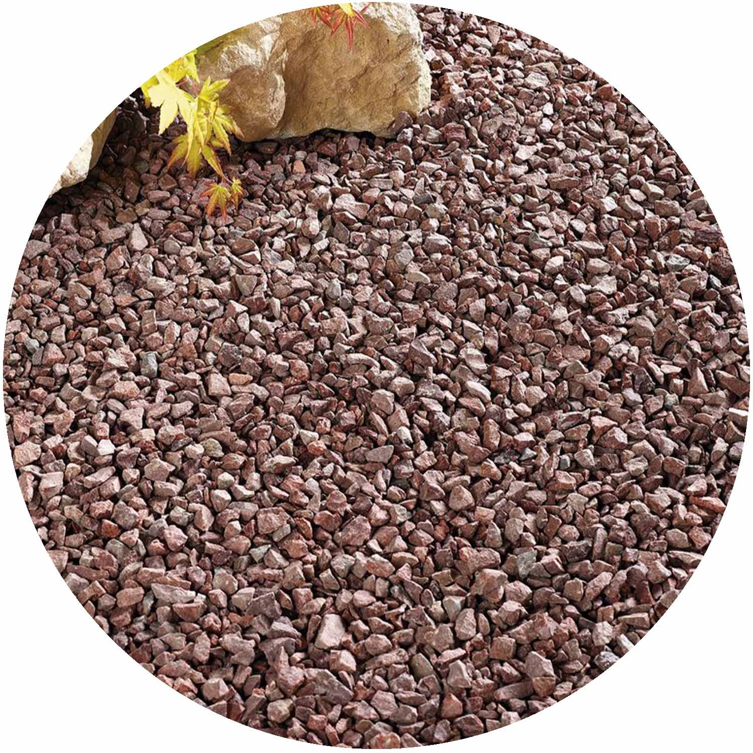 Sunset Red Chippings Bulk Bag