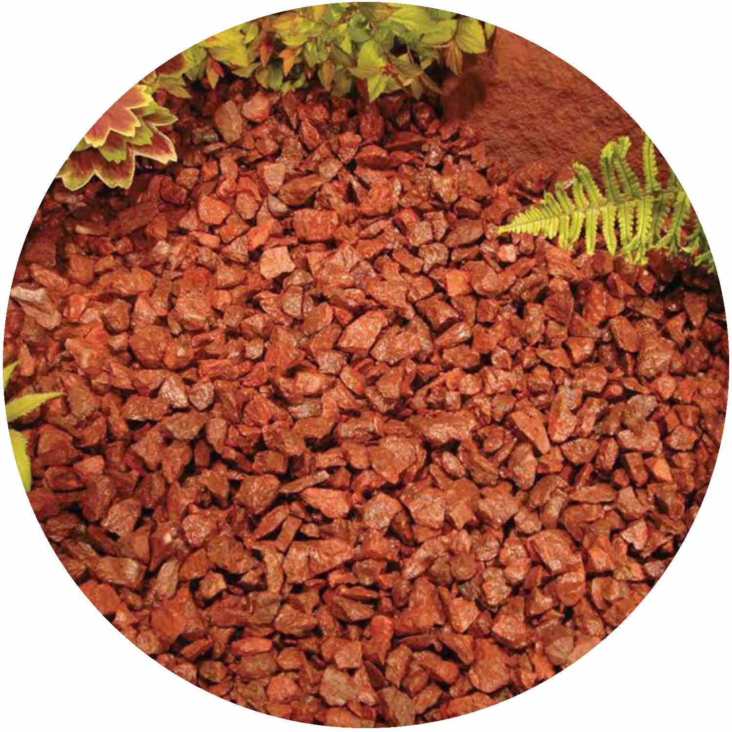 Sunset Red Chippings Bulk Bag