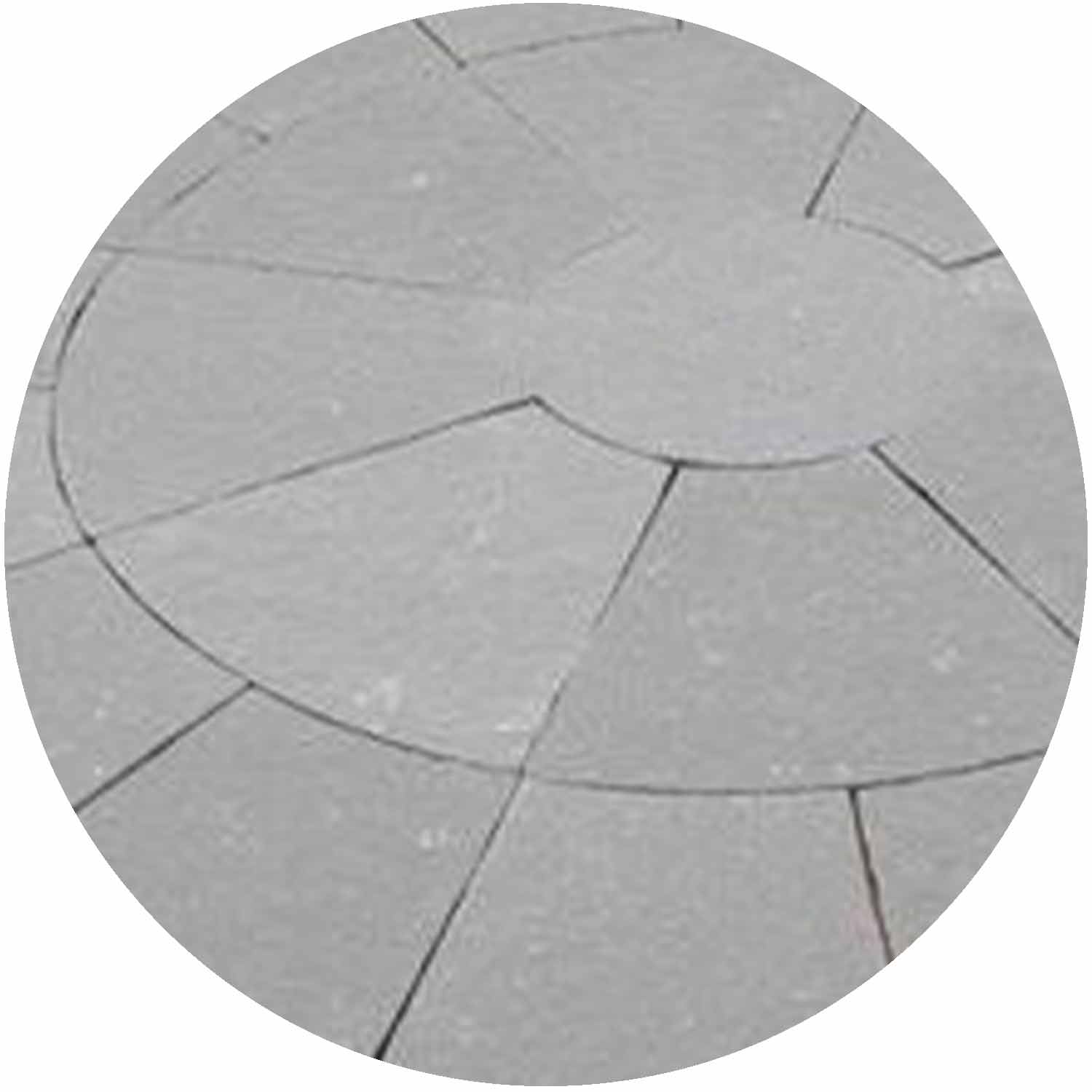 Natural Blue Limestone Circle