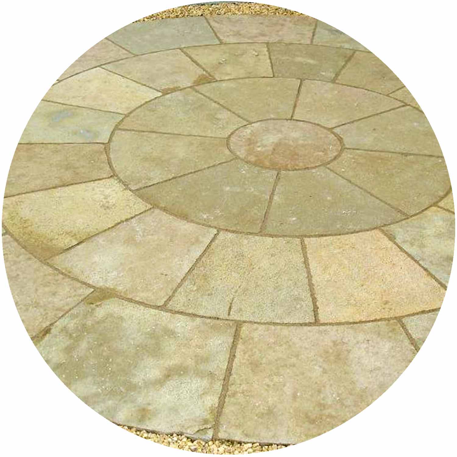 Yellow Limestone Circle 1.8m